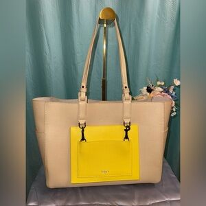 🎉 HOST PICK 🎉 Like New - Botkier Park Slope Tote in Fawn Yellow Combo